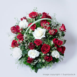 Heartfelt Roses Basket