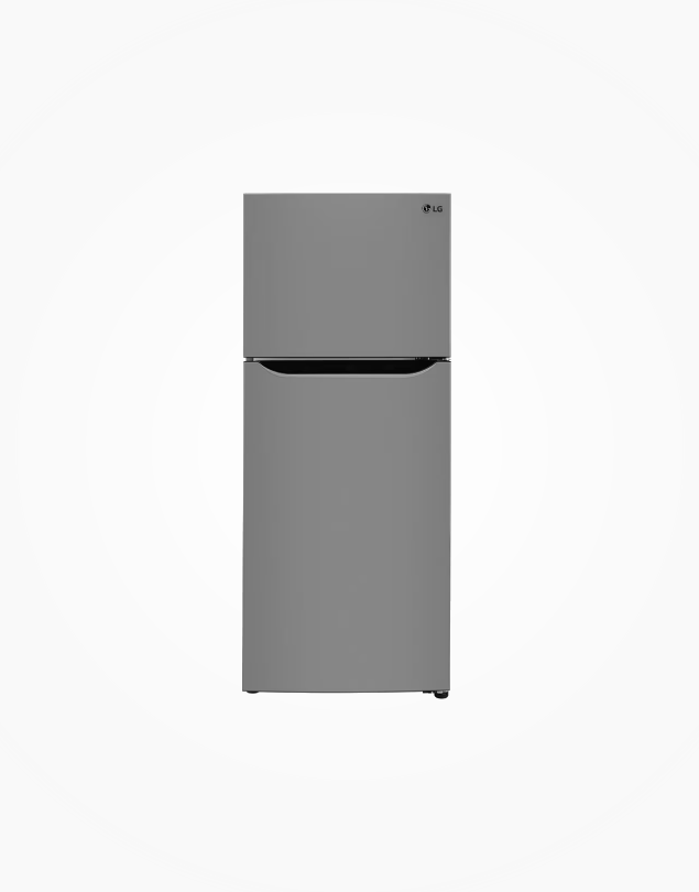 LG 260L Top Freezer Top Mount Refrigerator Platinum Silver GL-K272SLBB
