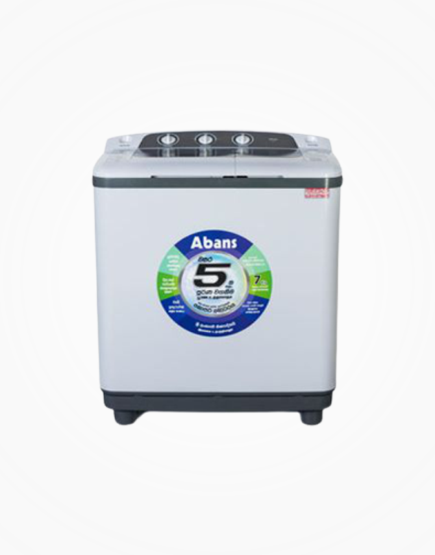 Abans Semi Auto Top Loading Washing Machine 7Kg SALG-07PL