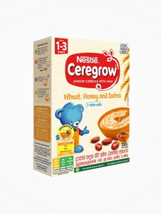 Nestle Ceregrow Cereal Wheat Honey & Dates From 1-3 Years 225g