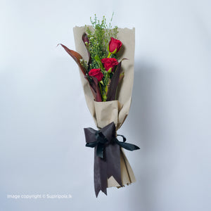 Romantic Scarlet Affair Bouquet