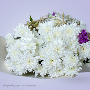 Silk and Snow Bouquet