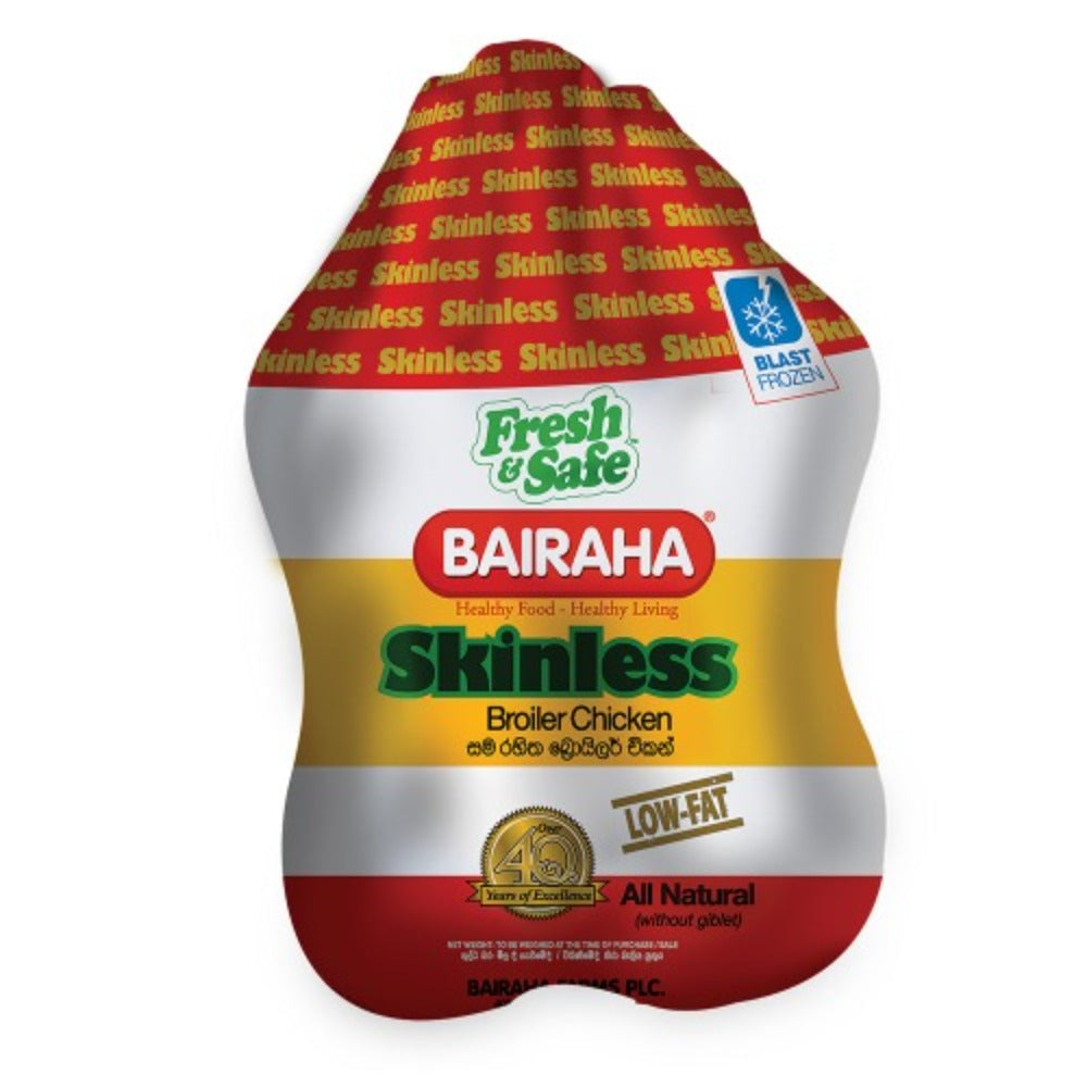 Bairaha Whole Chicken Skinless 1.5Kg