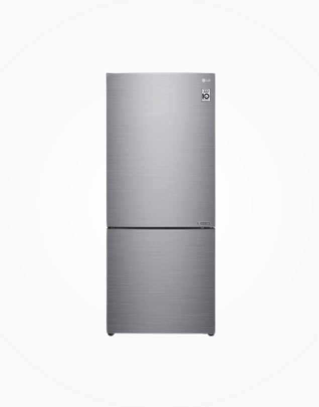 LG 454L Bottom Freezer Inverter Refrigerator Platinum Silver GB-B4059PZ