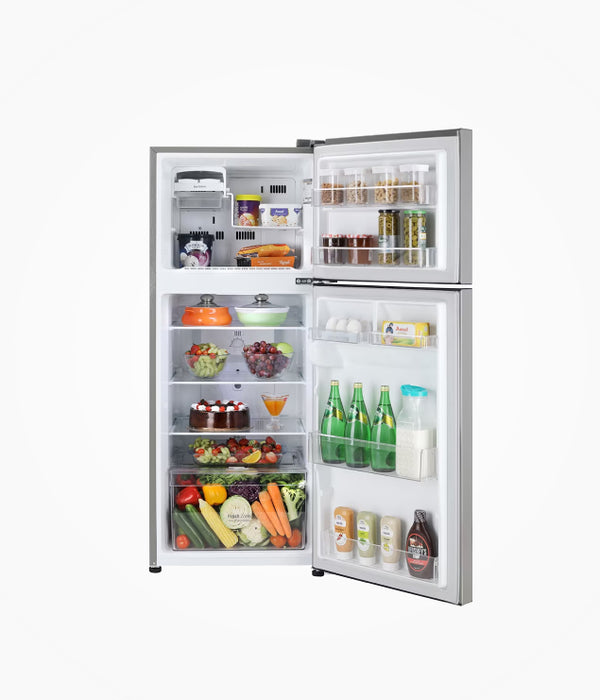 LG 260L Top Freezer Top Mount Refrigerator Platinum Silver GL-K272SLBB