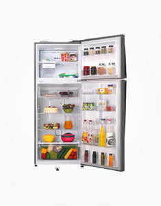 LG 471L  Top Freezer Refrigerator Platinum Silver GL-M503PZI