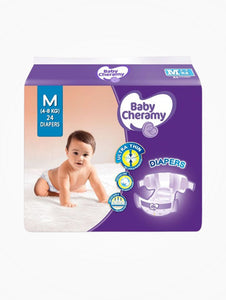 Baby Cheramy Diapers Medium 24s