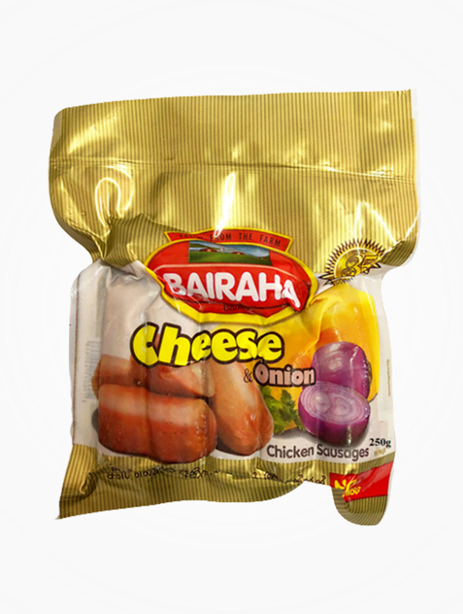 Bairaha Cheese And Onion Sausages 250G