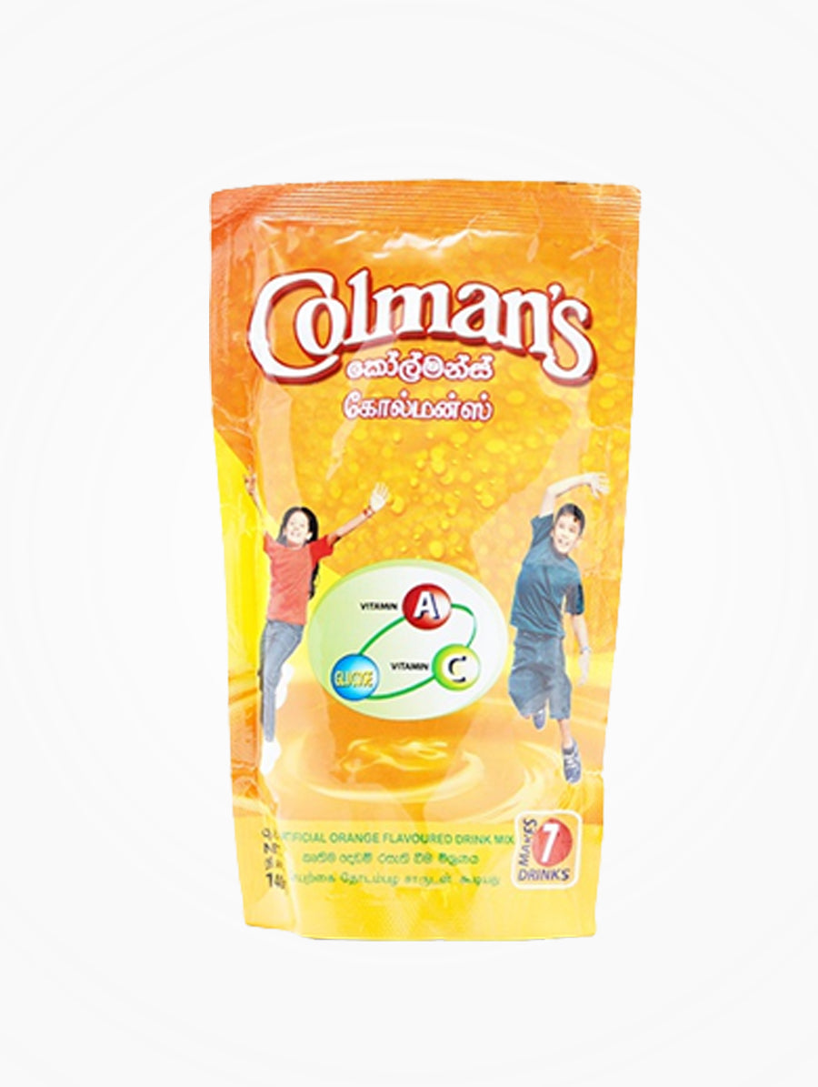 Colmans Orange Flavoured Drink Powder 120G