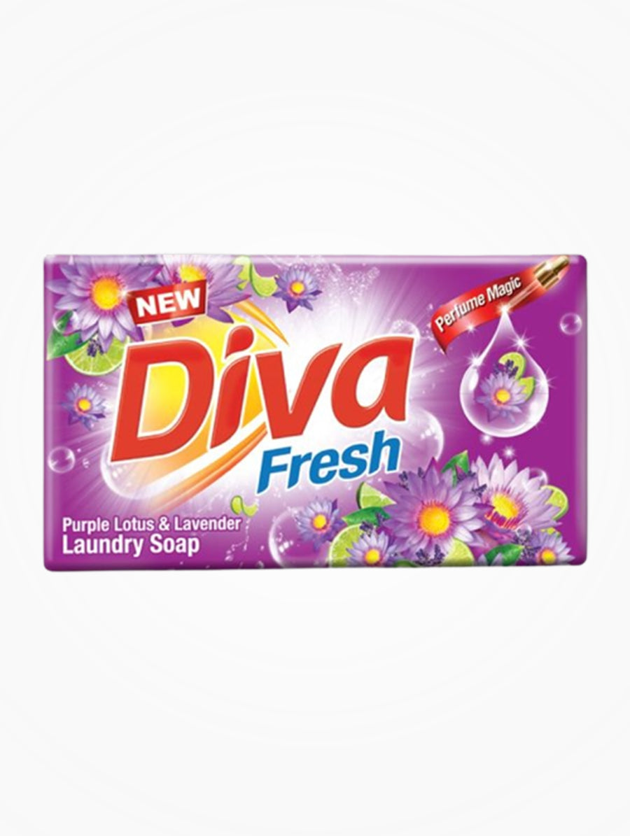 Diva Detergent Soap Purple Lotus & Lavender 115G