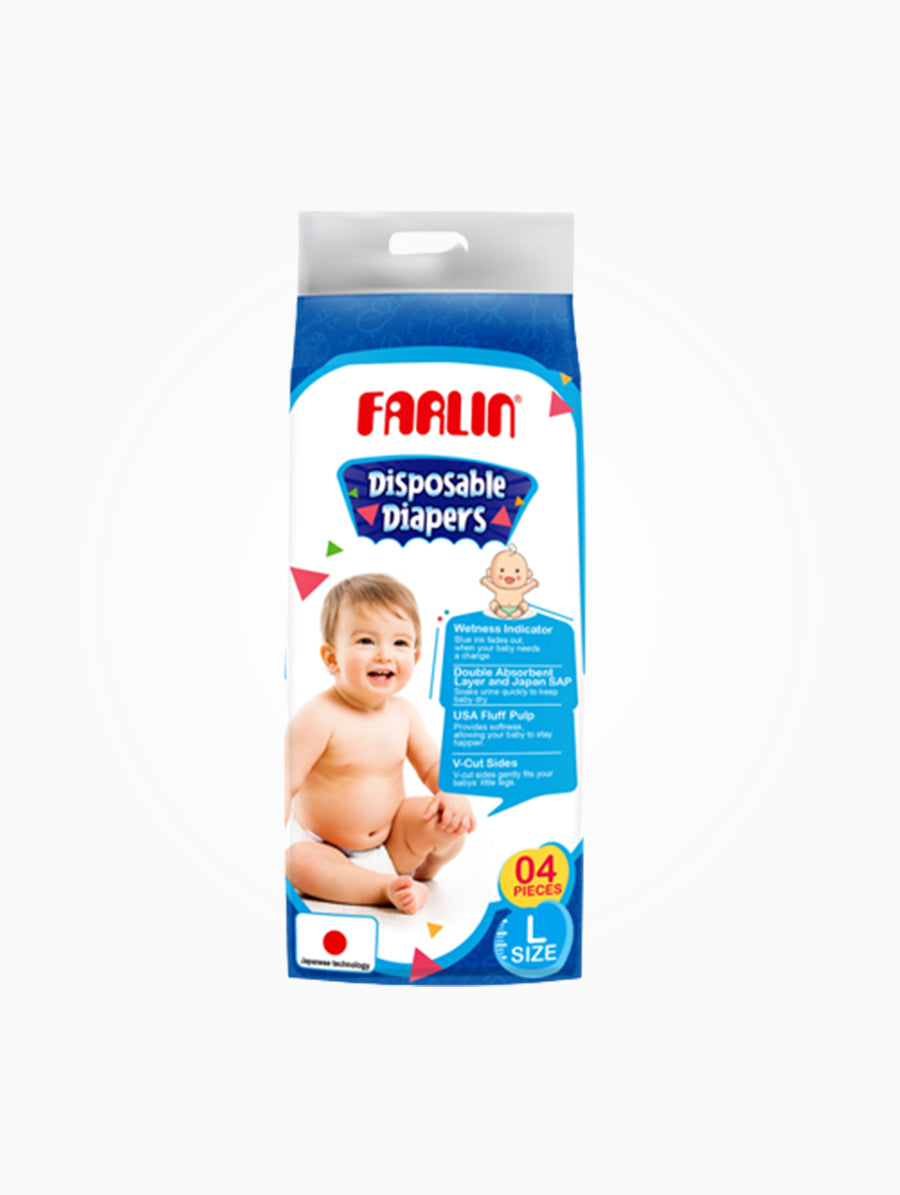 Farlin Baby Diaper Large 4Pcs