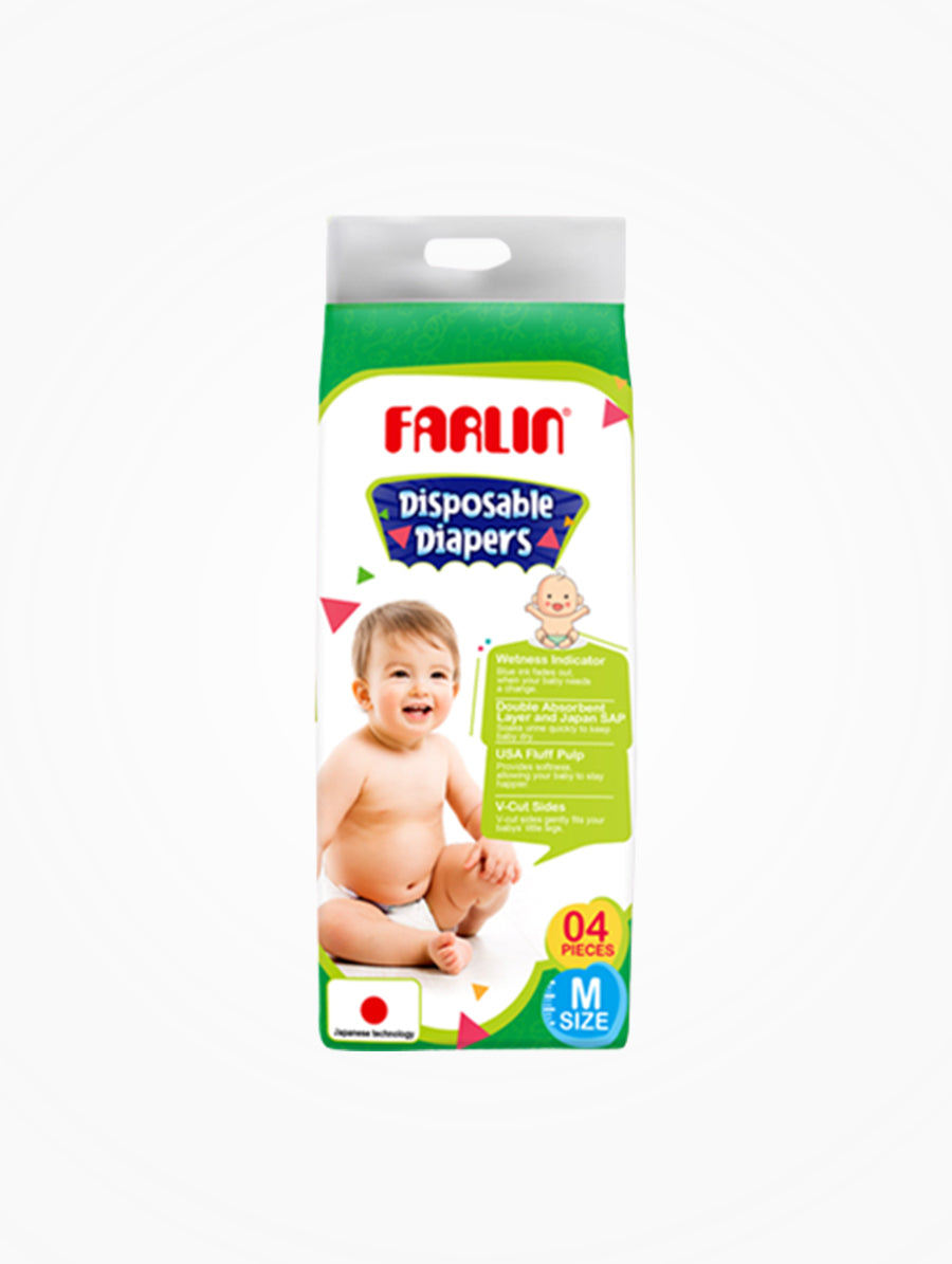 Farlin Baby Diaper Medium 4Pcs