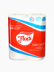 Flora Toilet Rolls 4S