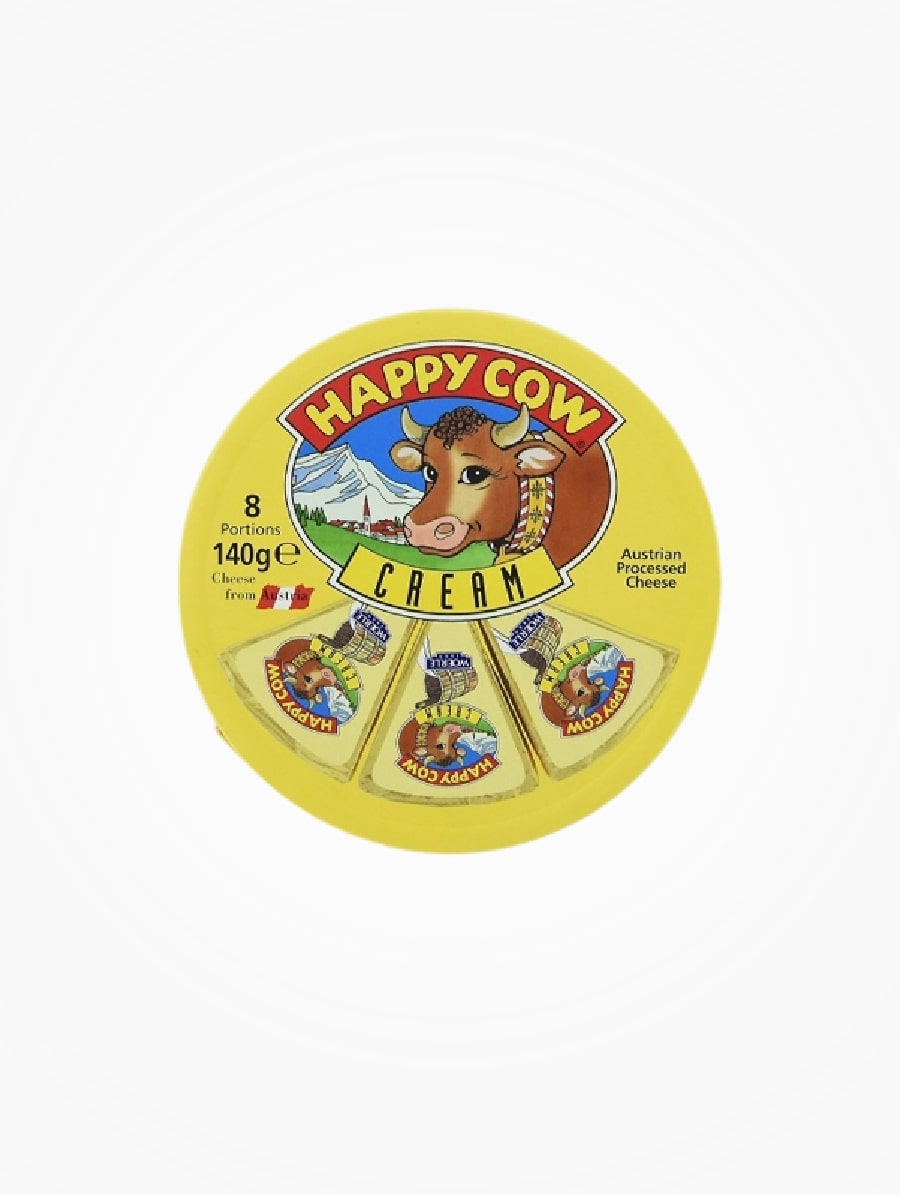 Happy Cow Cheese Cream Wedges 140G