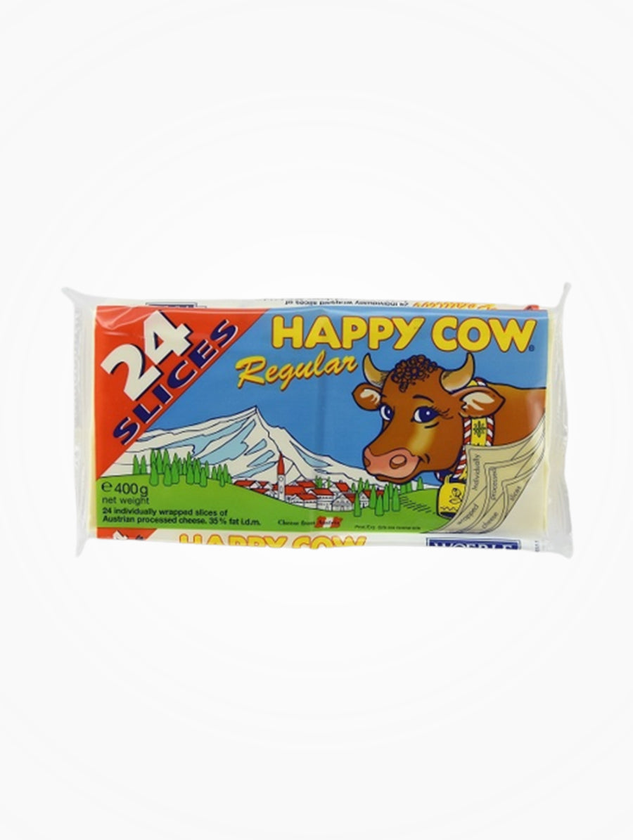 Happy Cow Cheese Regular Slices 400G