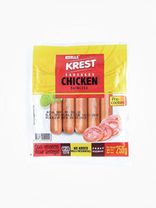 Krest Chicken Sausage Skinless 250G