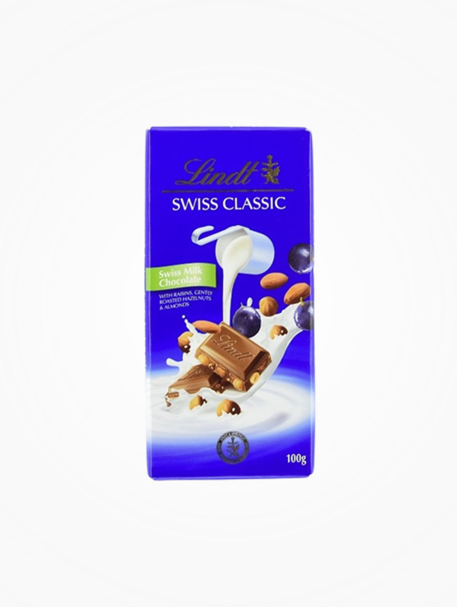 Lindt Swiss Classic Milk Chocolate 100G