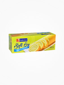 Little Lion Soft Log Lemon Flavoured Sponge Roll Cake 200G