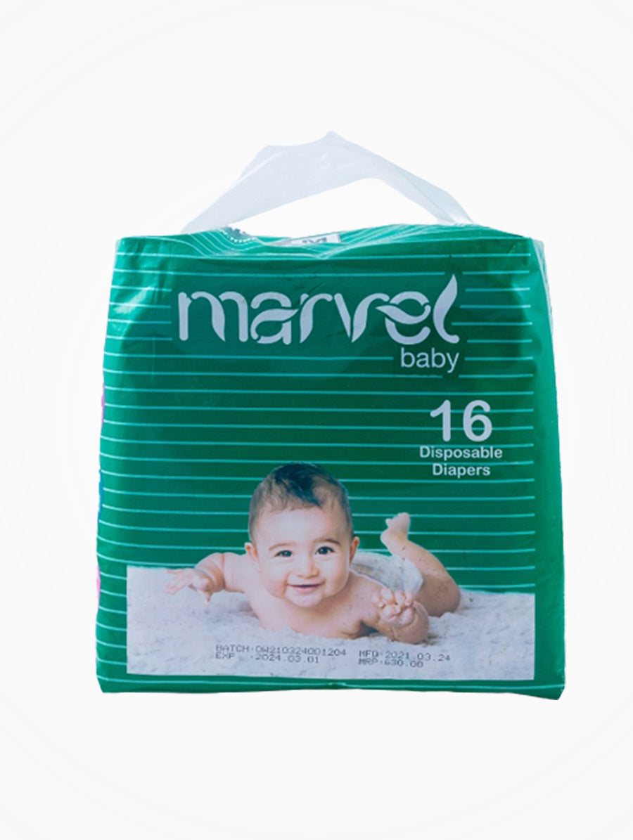 Marvel Baby Diaper Medium 16Pcs
