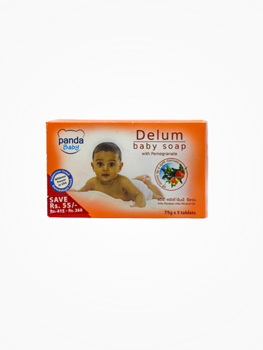 Panda Baby Soap Delum Economy Pack 75g*5