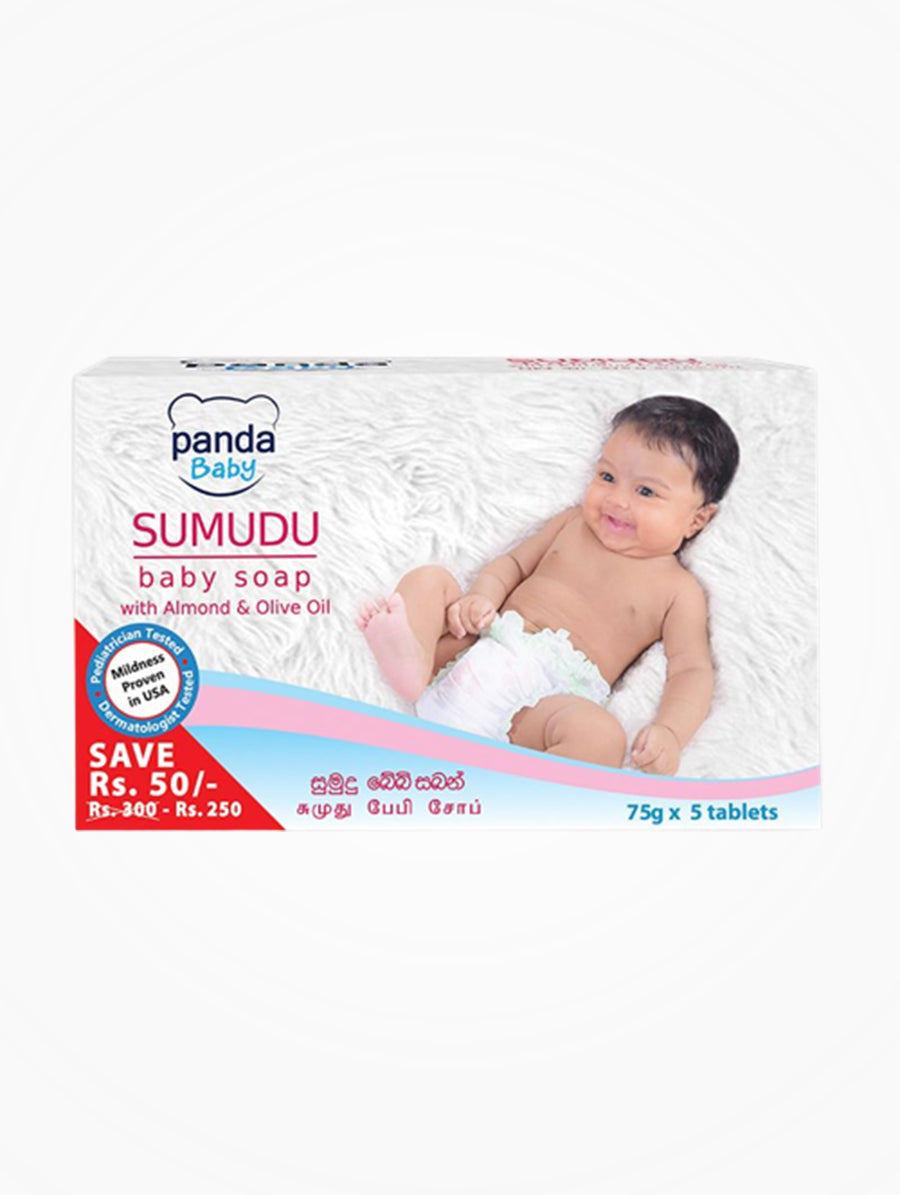 Panda Baby Soap Sumudu Eco Pack 75g*5