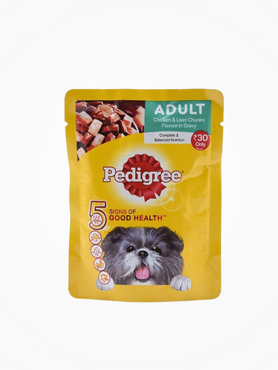 Pedigree Dog Food Chicken & Liver Cis Pouch 70g