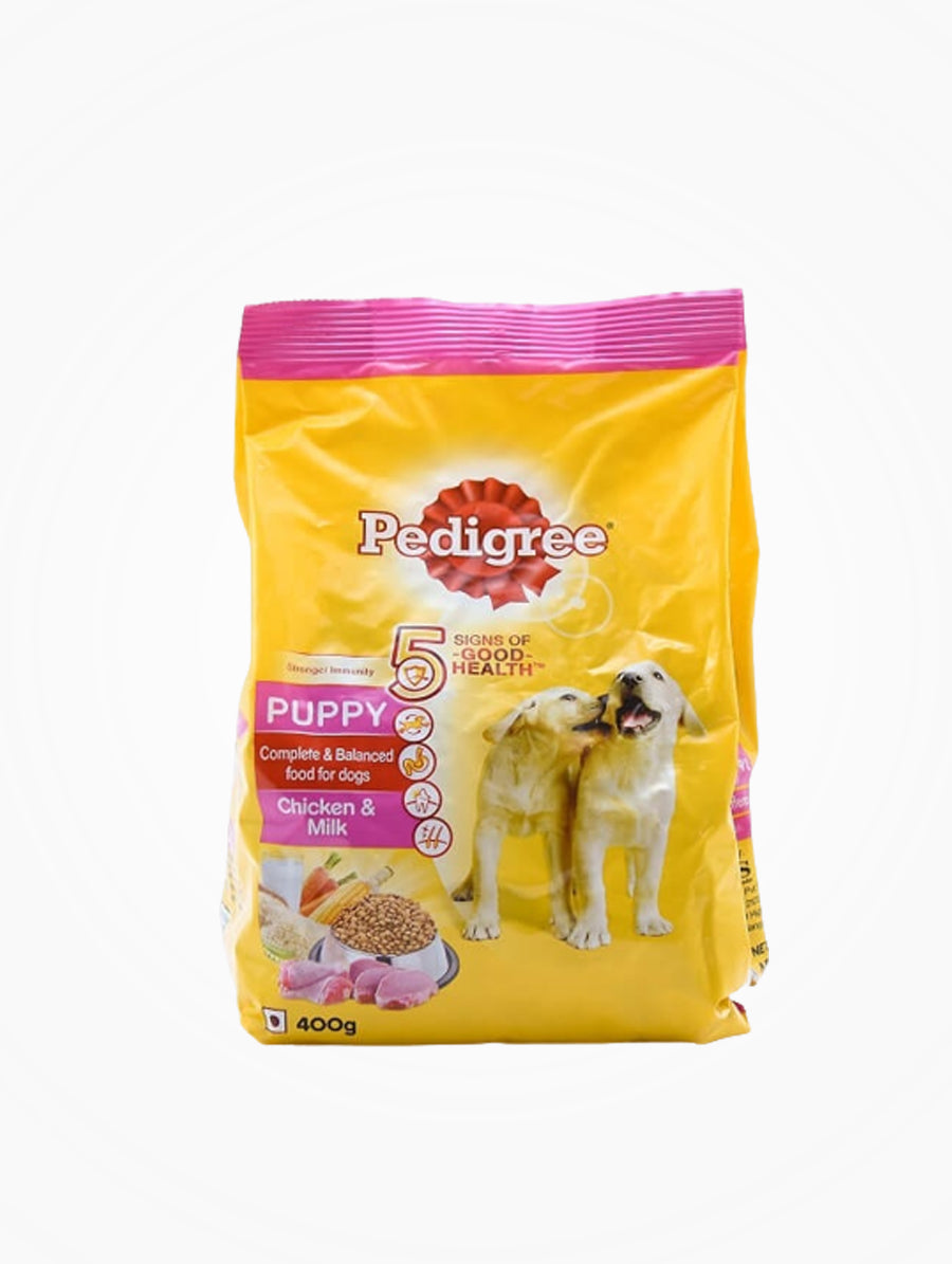 Pedigree Dog Food Puppy Chicken & Milk 370G