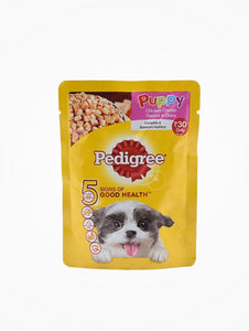Pedigree Dog Food Puppy Chicken Pouch 70g