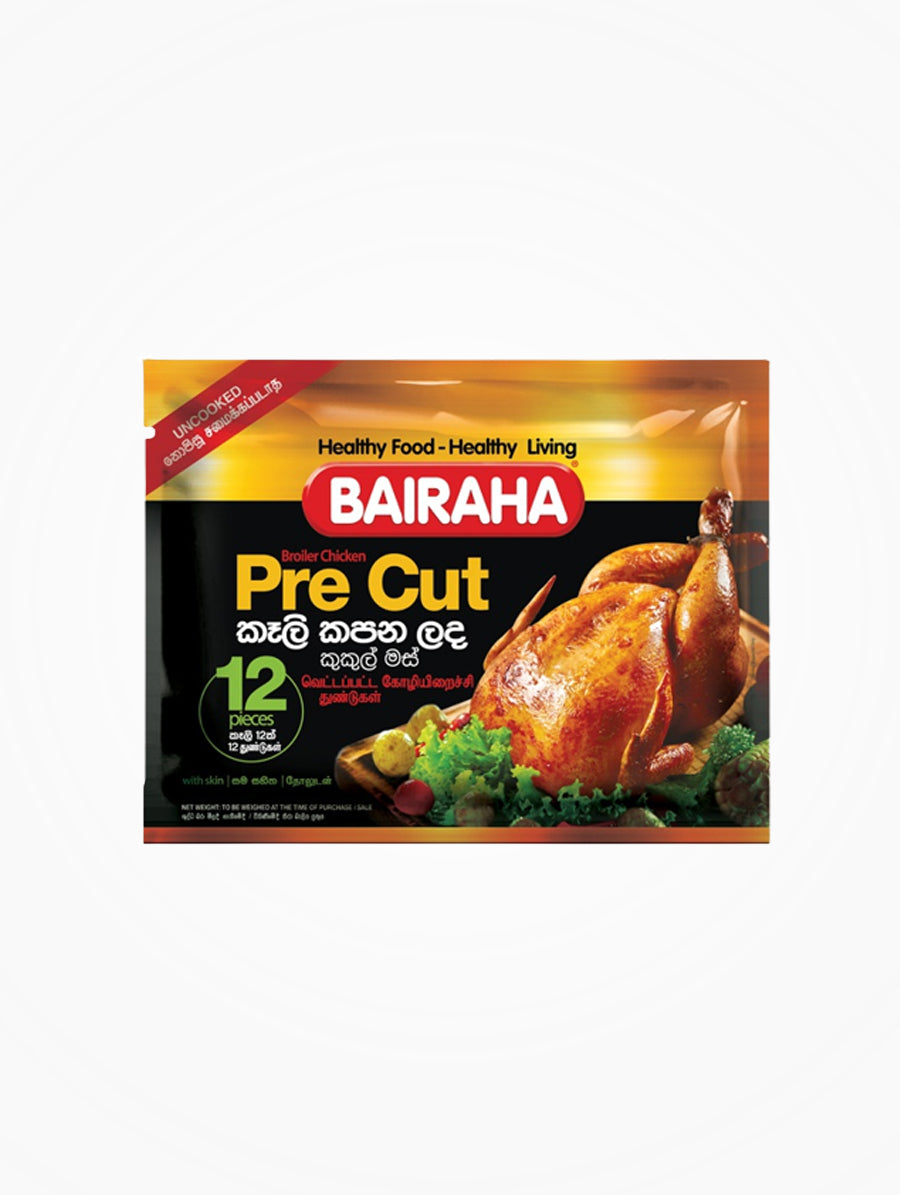 Pre Cut Bairaha Whole Chicken 1kg