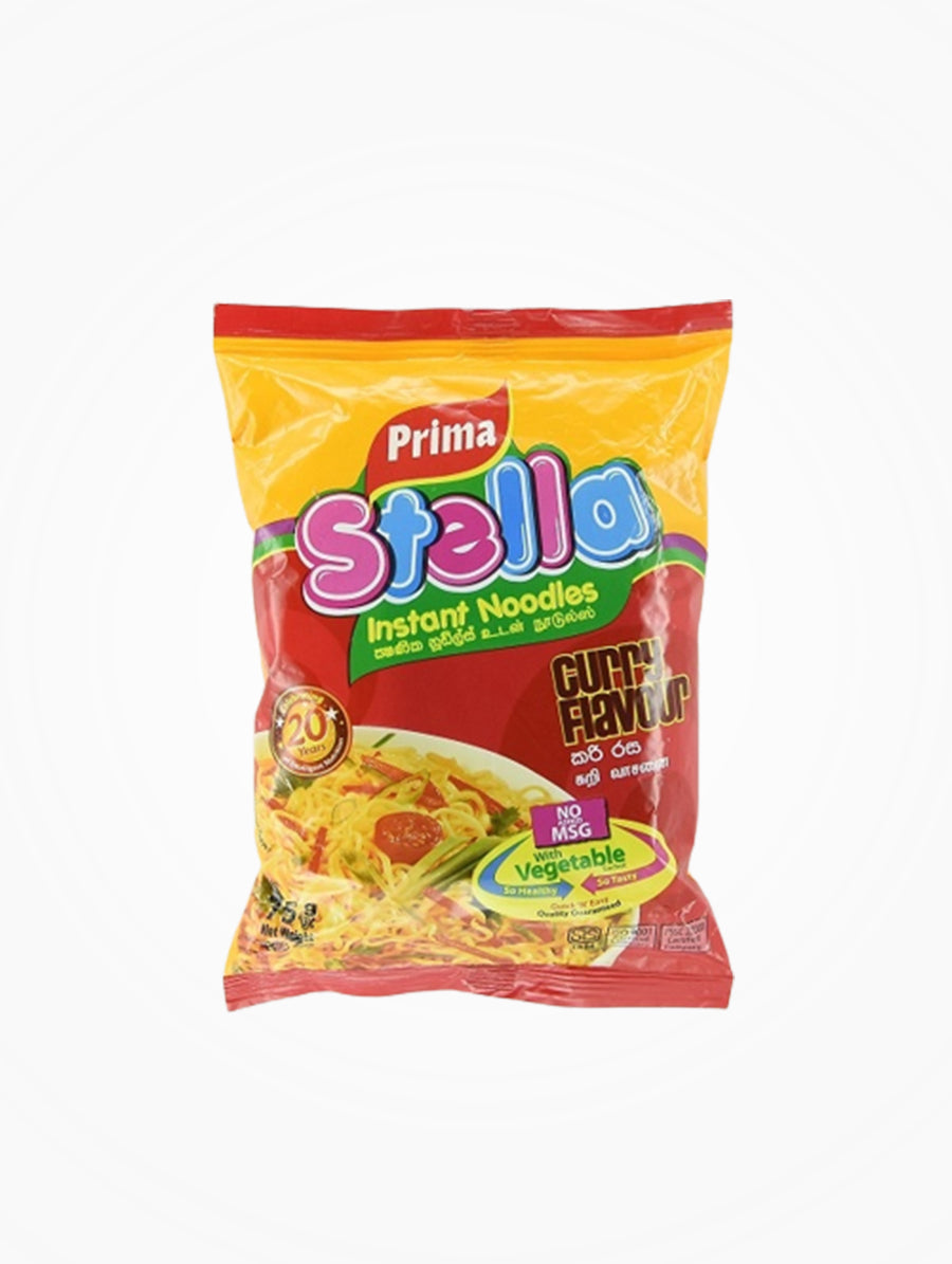 Prima Stella Instant Noodles Curry Msg Free 75g