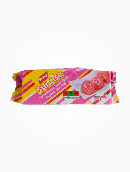 Prima Swiss Roll Strawberry 225G – Supiripola