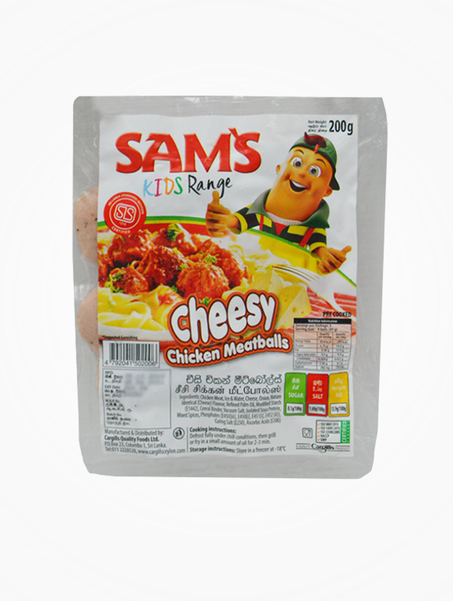Sams Cheesy Chicken Meat Balls 200G