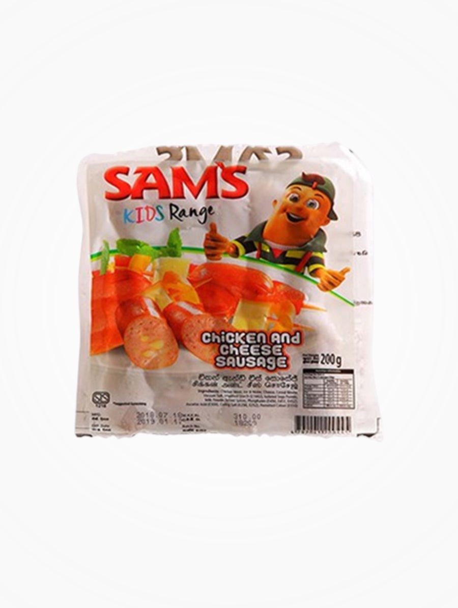 Sams Chicken & Cheese Sausage 200G