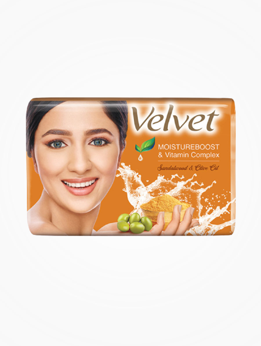 Velvet Soap Sandalwood & Olive Oil 95g