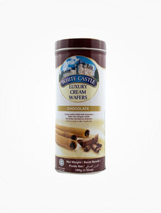 White Castle Luxury Cream Wafers Chocolate 100G